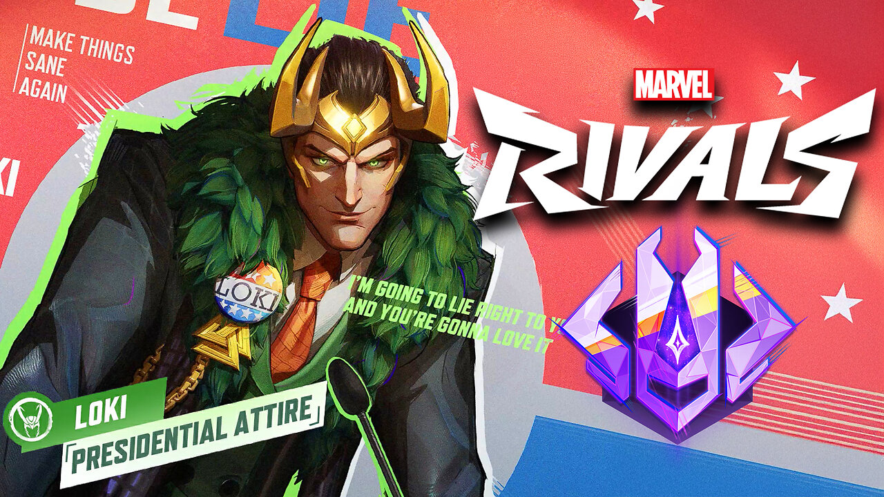 🔴 LIVE CELESTIAL RANK CLIMB 💠 NEW PRESIDENTIAL ATTIRE LOKI & STORM GODDESS SKIN 🔥 MARVEL RIVALS