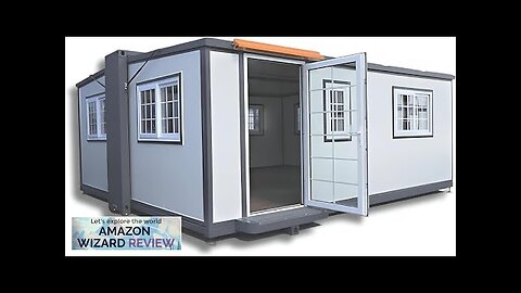 Tiny Home Kit Prefab House (15x20Ft) Portable & Foldable Container House Review