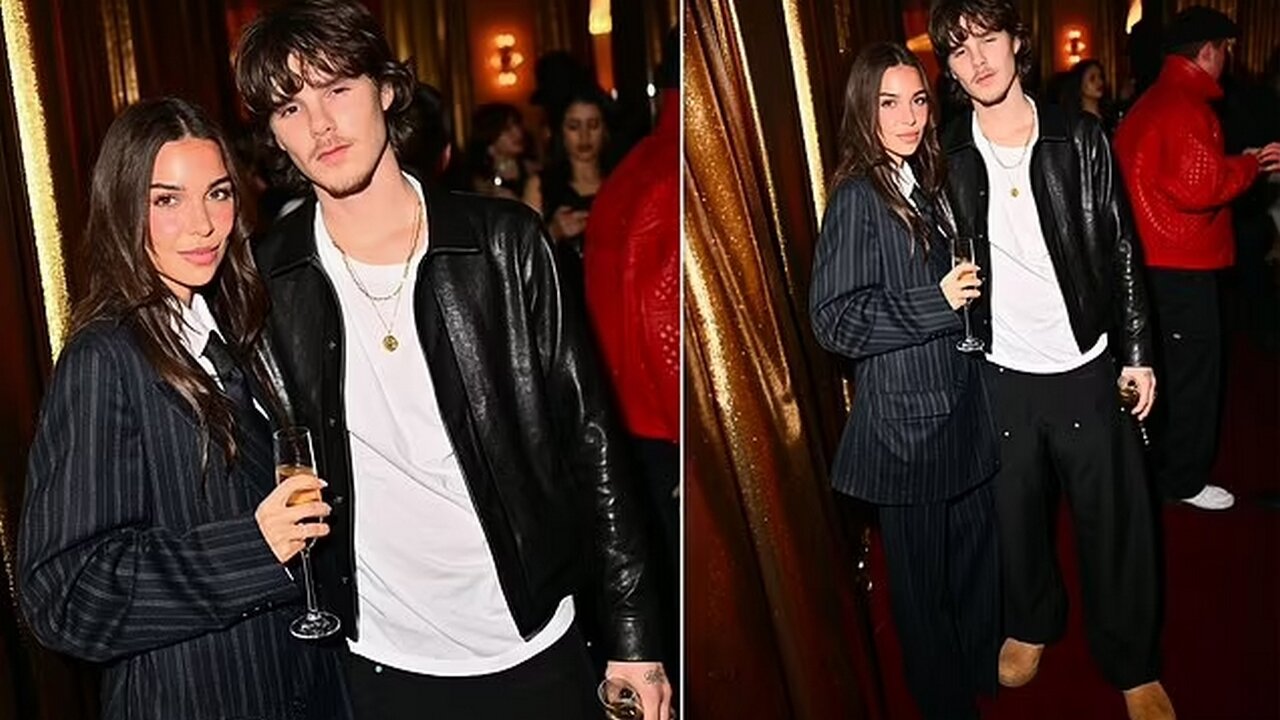 Cruz Beckham & Jackie Apostel Turn Heads at BRITs After-Party