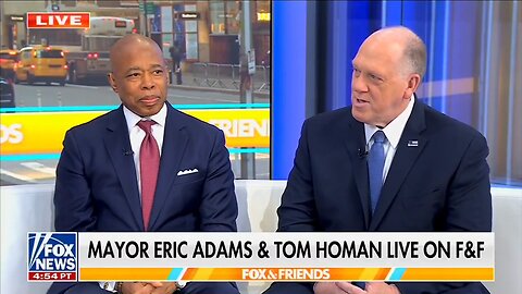 NYC Mayor w Tom Homan??