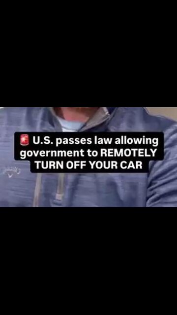 America passes law to remotely turn off your car