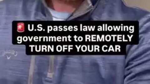 America passes law to remotely turn off your car
