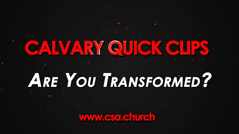 Are You Transformed?