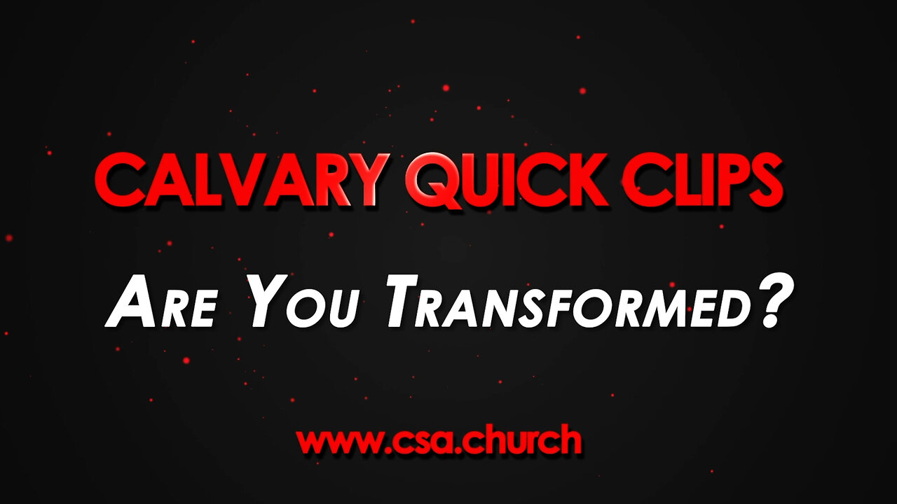 Are You Transformed?