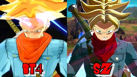 Future Trunks(DBS) Dragon Ball Sparking Zero VS Budokai Tenkaichi 4