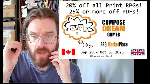 Site Wide sale 500+ RPGs 20-25% Off - Blackmoor Week