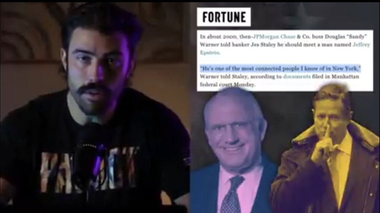 Ian Carroll ~ flags JPMorgan which recently Supena'd for Epstein papers