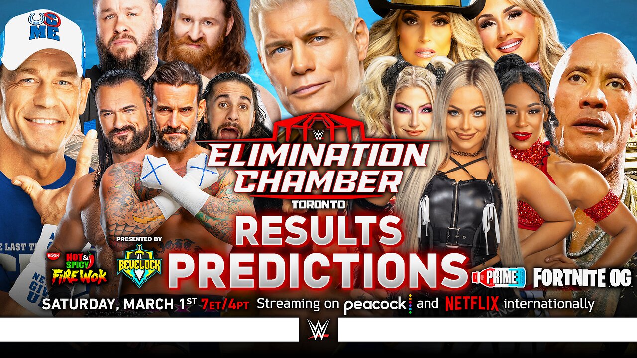 WWE Elimination Chamber 2025 - Results Predictions | Bevelock