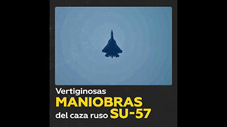 Imágenes únicas desde la cabina de piloto del caza ruso Su-57