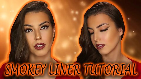EASY SMOKEY EYELINER MAKEUP TUTORIAL