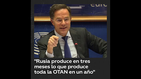 Jefe de la OTAN: “Rusia está produciendo en tres meses lo que producimos en un año”