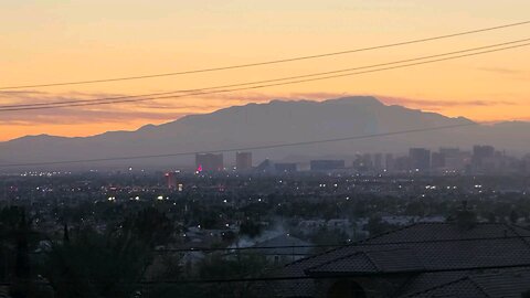 Did you see tonight's Las Vegas sunset? Check this out! 01.06.2025 #follow #lasvegas #weather