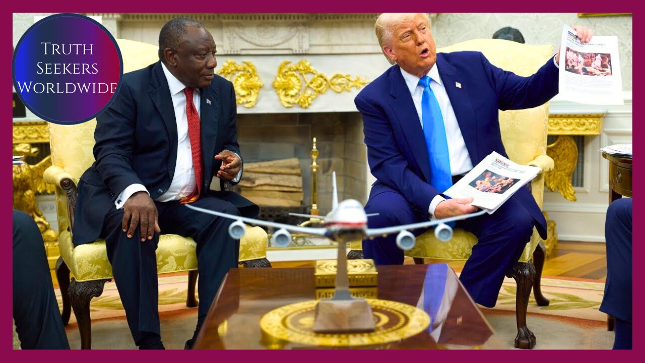 Trump Exposes South African President Ramaphosa for White Genocide