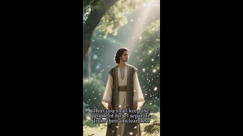 Keep the people separate from their uncleanness… they not defile my tabernacle.” — Leviticus 15:31