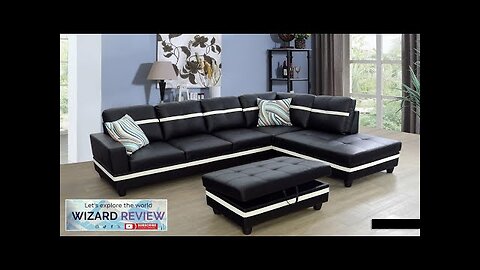 Golden Coast Furniture Sectional Sofa Set L Shape Couch Living Room Leather Review