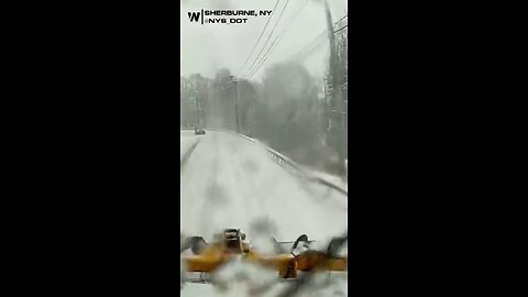 DRAMATIC VIDEO: On Tuesday, a driver lost control on icy roads
