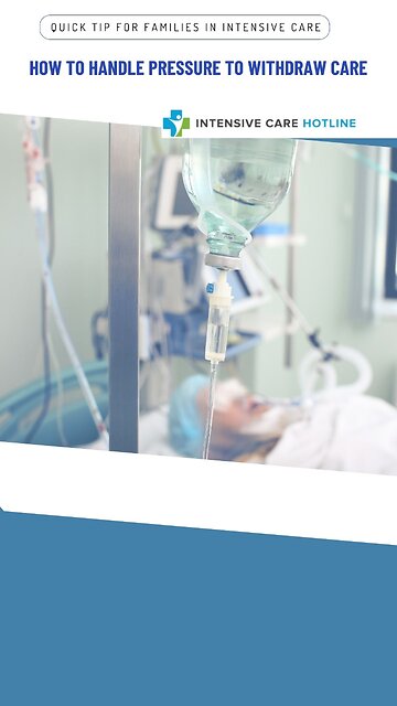 How to Handle Pressure to Withdraw Care