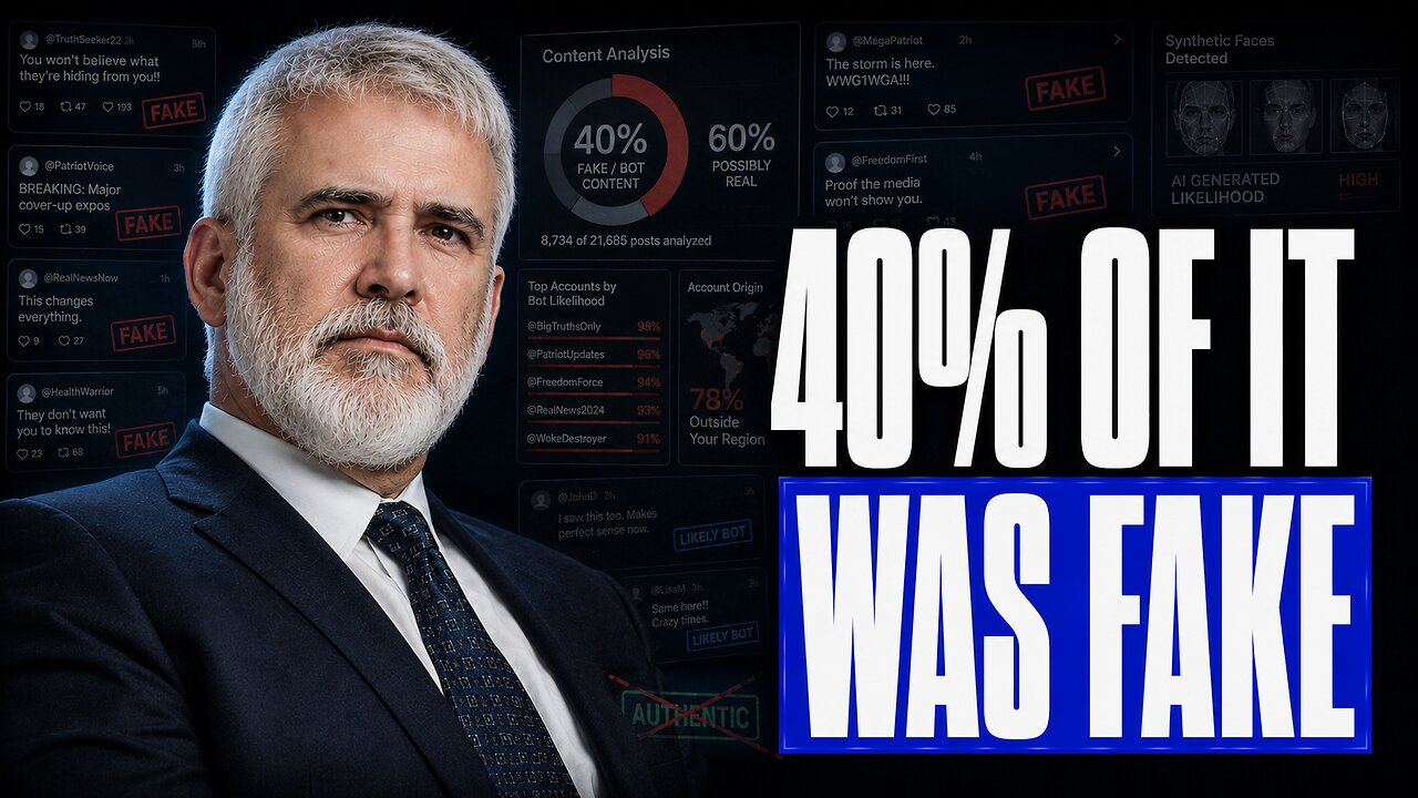 Dr. Robert Malone: 40% of It Was FAKE and You Never Knew