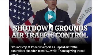 Airport Chaos| As Unpaid Air Traffic Controllers| Walk off the Job
