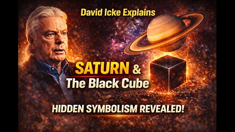 David Icke Explains SATURN & The Black Cube – Hidden Symbolism Revealed!