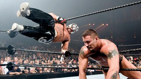 Kurt Angle Vs Rey Mysterio Vs Randy Orton - World Heavyweight Championship - WrestleMania 22