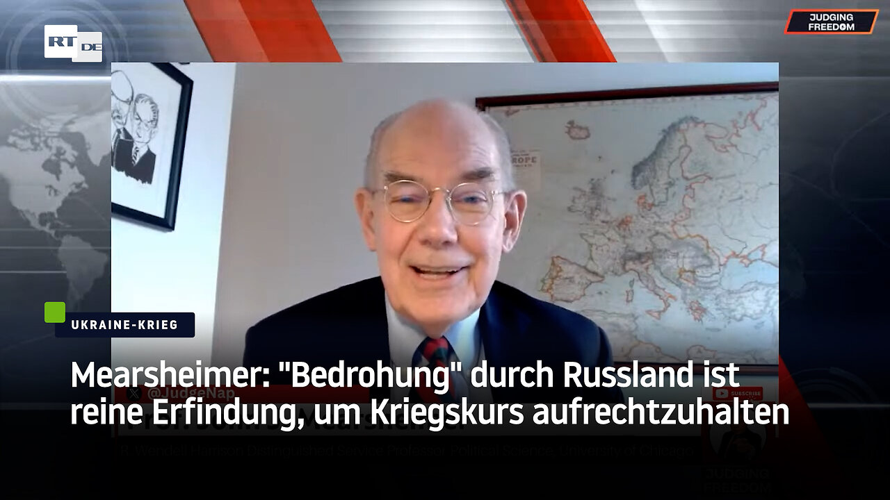 Mearsheimer: "Bedrohung" durch Russland ist reine Erfindung, um Kriegskurs aufrechtzuhalten