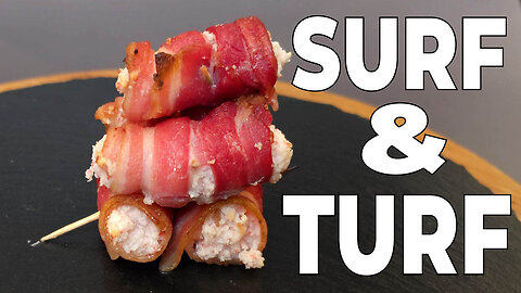 SURF & TURF | BACON CRAB ROLLS