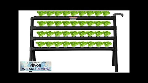 VEVOR Hydroponics Growing System 36 Sites 4-Layer Hydroponic Grow Kit PVC Pipes Review