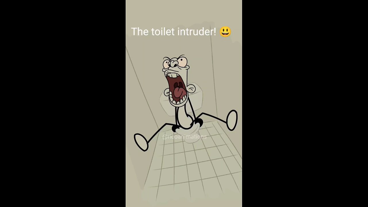 The toilet intruder! 😀