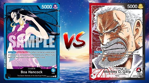 One Piece TCG Boa Hancock VS Monkey D Garp!!