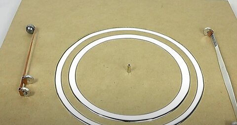 Rotation of magnets with liquid mercury