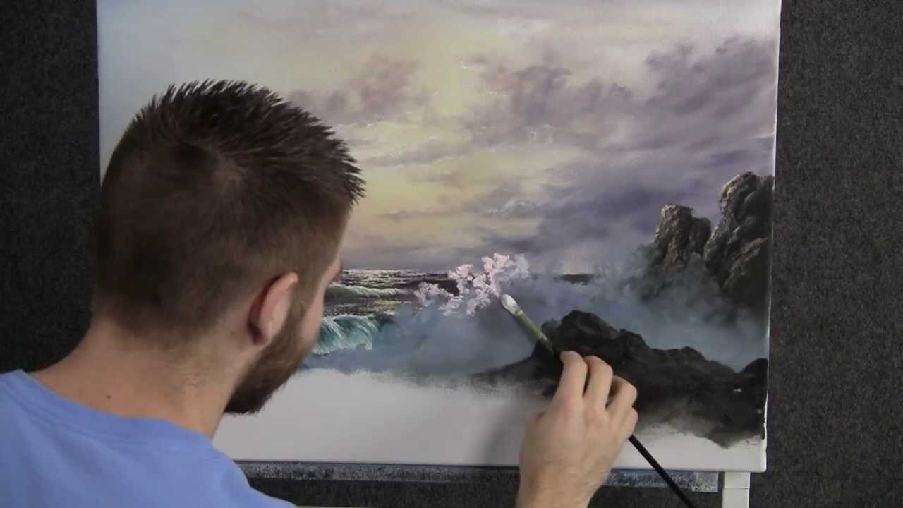 Morning Wave - oil painting - Paint with Kevin Hill