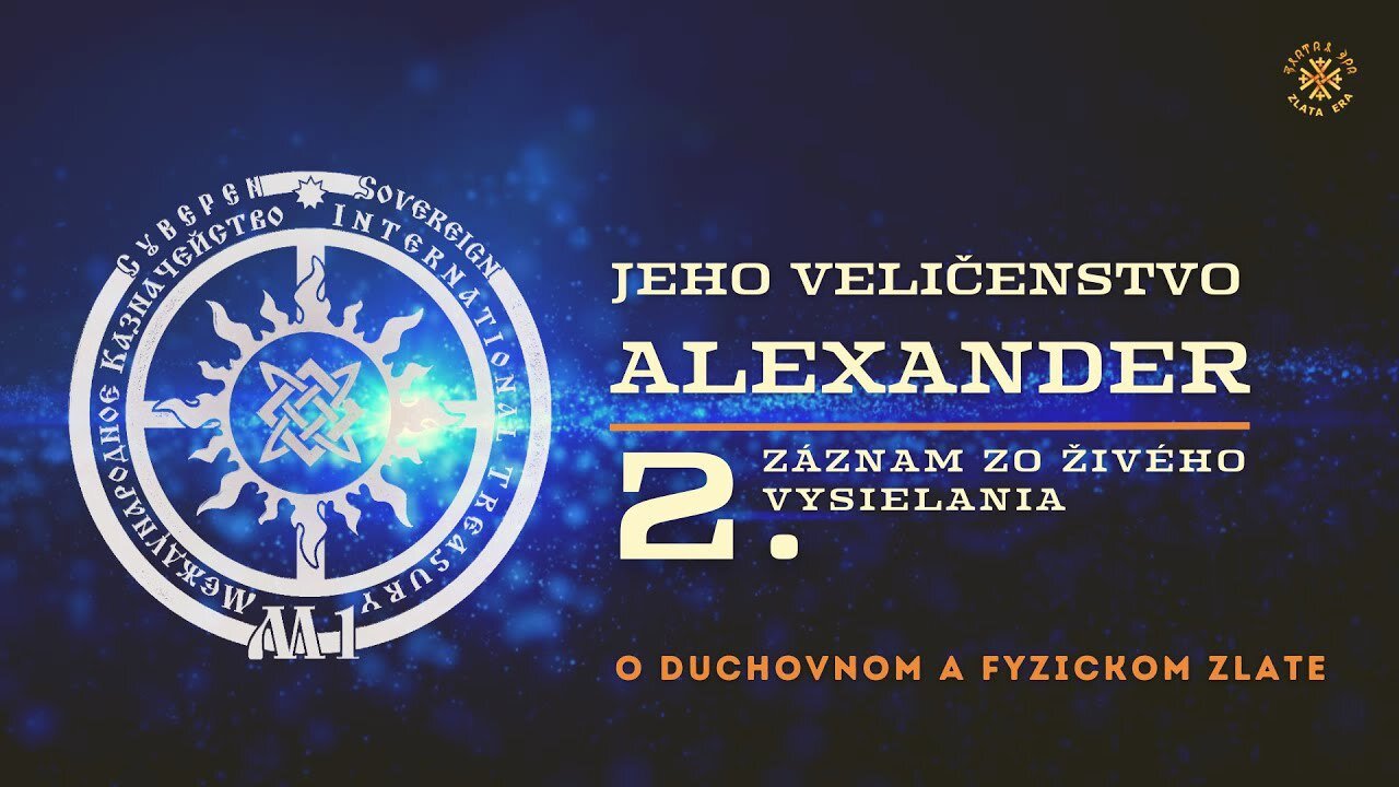 02 | J. V. Alexander o duchovnom a fyzickom zlate Napisy PL