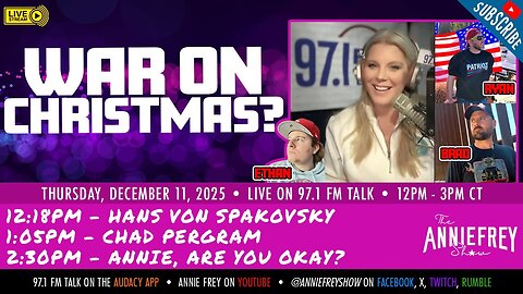 🎄⭐️🕊️ The WAR on Christmas?