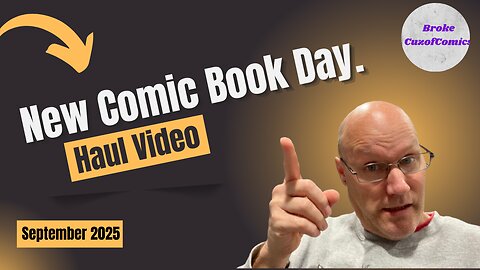New Comic Day Haul for September 2025.