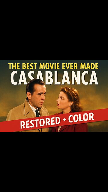 Highlights of Casablanca Restored & Color Vintage Hollywood’s Greatest Love Story