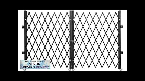 VEVOR Double Folding Security Gate 7.1' H x 12.5' W Folding Door Review