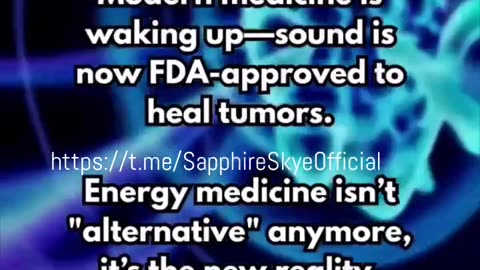 ⏺FREQUENCY HEALS TUMOURS “Modern medicine is waking up
