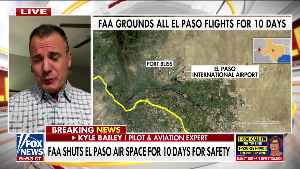 RED ALERT – El Paso AIRSPACE SHUT DOWN for 10 Days: “DEADLY FORCE IF YOU FLY”