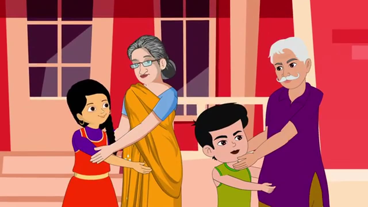 Garmi Ki Chuttiyan | Nana Nani Ka Ghar | Animated Cartoon Video