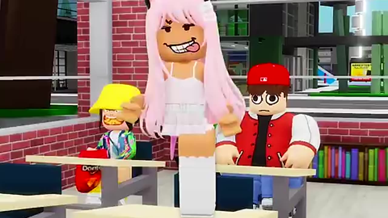 Must Watch: 23...45..67!?! in school🤩🤣#robloxshorts #roblox