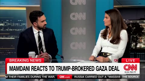 Mamdani Dodges Straight Answer When CNN Host Asked If Trump Deserves Credit For Brokering Ceasefire