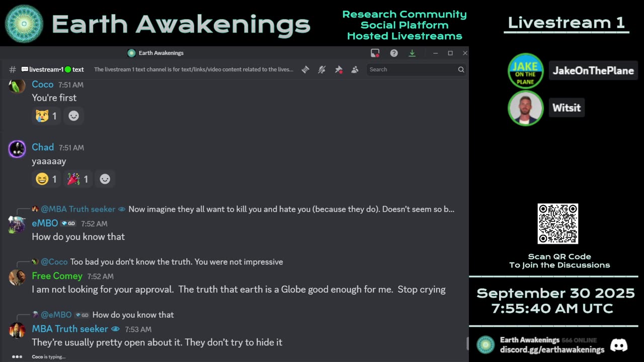 Earth Awakenings - Livestream 1 - #4054
