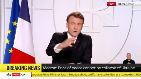 French President Macron addressed all Europeans to prepare for war with Russia.