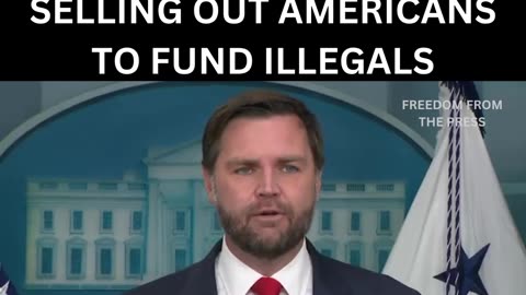 WATCH: JD Vance Goes Nuclear on Democrats for Putting Illegal Aliens First 