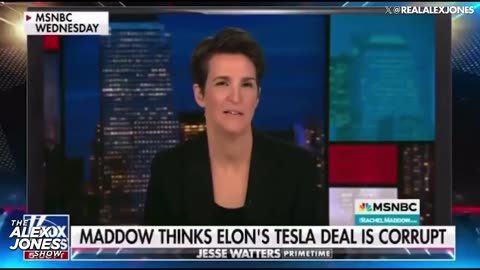 MSNBC Rachel Maddow Caught In A Desperate Attempt To Defame Elon Musk And Tesla