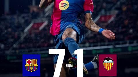 🔥 ¡EL BARÇA DESTRUYE AL VALENCIA! 7-1 INOLVIDABLE 💥⚽