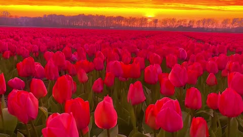 Sunset and flower, I like both of them ✨