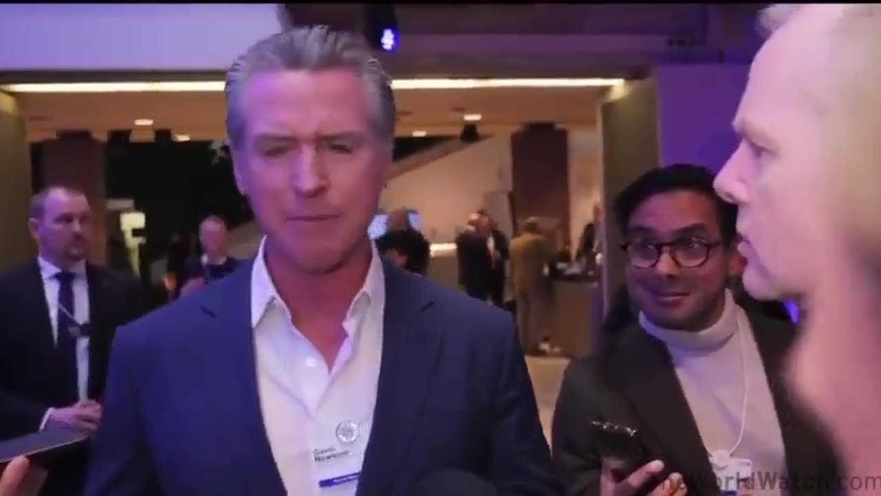 Gavin Newsom has bizarre MELTDOWN in Davos