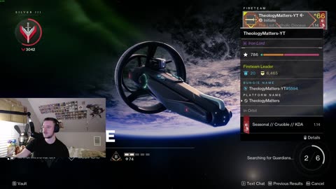 Competitive Crucible Because I Like Confusing My Enemies | The First Stream of Destiny with The Android (My New Computer)